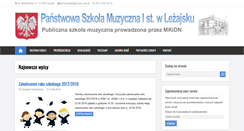 Desktop Screenshot of lezajsk.muzyczna.com.pl