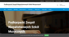 Desktop Screenshot of muzyczna.com.pl