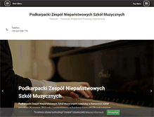 Tablet Screenshot of muzyczna.com.pl